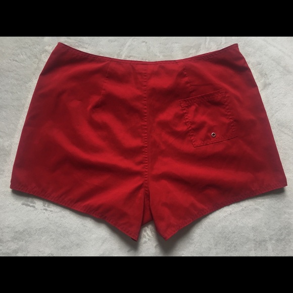 Tommy Hilfiger Red Swim Trunks - Picture 2 of 3